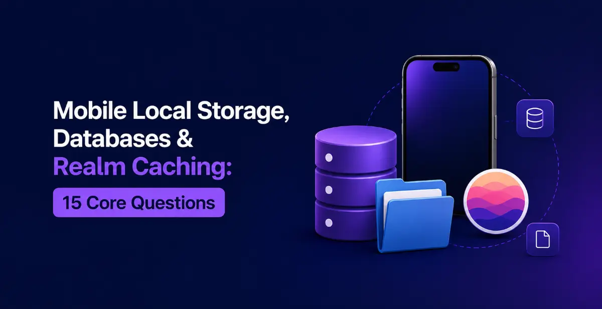 Mobile Local Storage, Databases & Realm Caching: 15 Core Questions